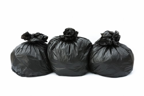 Recycling of construction materials at a facility